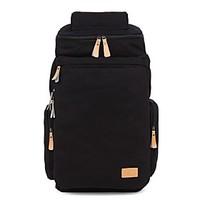 Unisex Backpack Cotton All Seasons Casual Blue Brown Black