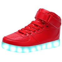 unisex sneakers spring summer fall winter comfort light up shoes leath ...