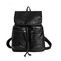 Unisex Backpack PVC Summer Winter All Seasons Spring Formal Sports Outdoor Shopping Climbing Black