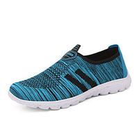 Unisex Sneakers Couple Shoes Light Soles Tulle Summer Fall Athletic Casual Blue Gray Black 1in-1 3/4in