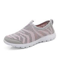 Unisex Sneakers Couple Shoes Light Soles Tulle Summer Fall Athletic Casual Blushing Pink Dark Grey Peach Purple Gray 1in-1 3/4in