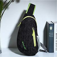 unisex shoulder bag nylon casual outdoor black purple ruby green