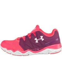 under armour womens micro g optimum neutral running shoes purplepink