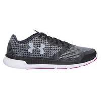 Under Armour Charged Lightning Running Shoes - Womens - Black/White/Overcast Gray