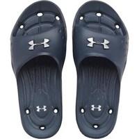 Under Armour Mens Locker II Slide Sandals Navy