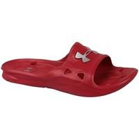 under armour locker iii sl mens mules casual shoes in red