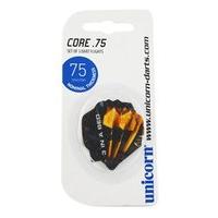 unicorn core 75 dart flights pack of 3 3 in a bed