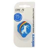 unicorn core 75 dart flights pack of 3 unicorn rainbow blue