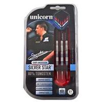 Unicorn Silverstar G.Anderson 80% Tungsten Ringed Darts - Set of 3