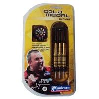 Unicorn Gold Medal Brass Darts - Set of 3