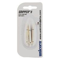 Unicorn Gripper 2 Medium Dart Shafts - White