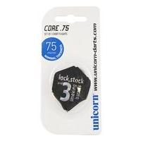 Unicorn Core 75 Dart Flights - Pack of 3 - Lock, Stock