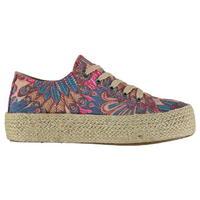 Unknown Paisley Lace Ladies Canvas Shoes