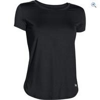 under armour womens ua fly by 20 tee size xs colour blk blk silv