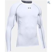 Under Armour Men\'s UA HeatGear® Armour Long Sleeve Compression Shirt - Size: M - Colour: White