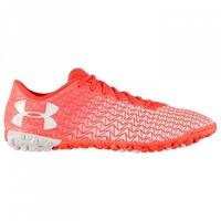 Under Armour CF Force 3.0 Mens Astro Turf Trainers (Coral-White)