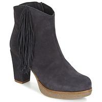 unisa womens low ankle boots in purple