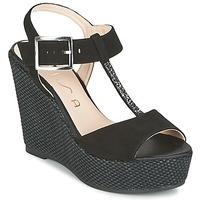 unisa mala womens sandals in black