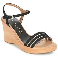 unisa rufus womens sandals in black