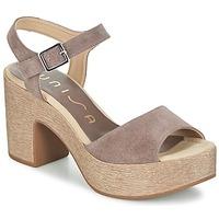 unisa odete womens sandals in brown