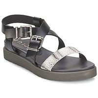 unisa charo womens sandals in black