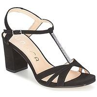 unisa mirasa womens sandals in black