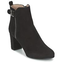 unisa leila womens low ankle boots in black