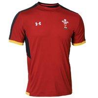 under armour wales rugby wru training tee 1516 red