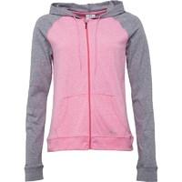 Under Armour Womens HeatGear Charged Cotton Undeniable Zip Hoody Pink/Grey