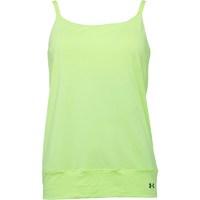 Under Armour Womens AllSeasonGear Essential Banded Bra Shelf Tank Lime