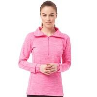 Under Armour Womens ColdGear Evo Cozy 1/2 Zip Top Rebel Pink