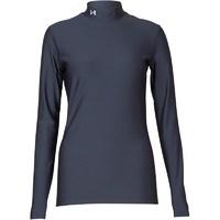 under armour womens coldgear compression long sleeve mock top black