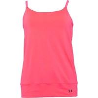 Under Armour Womens AllSeasonGear Essential Banded Bra Shelf Tank Coral