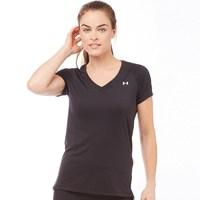 Under Armour Womens HeatGear Armour Short Sleeve Top Black