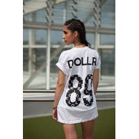 unisex back print 89 t shirt white