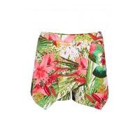 Una Tropical Print Skort