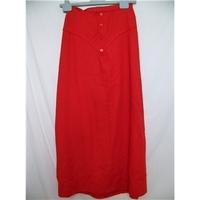 Unbranded - Size: 28 - Red - Long skirt