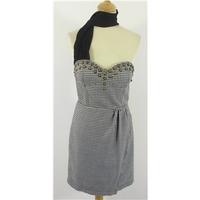 unbranded strapless party wear dress size 10 featuring dog tooth check ...