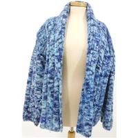 Unbranded Size 16 Tonal Blue Knitted Cardigan