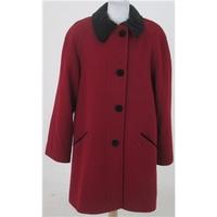 Unbranded, size 16 wine red coat