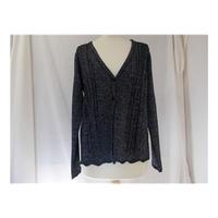 Unbranded, Size Small, Silver/Black Cardigan