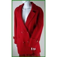 unbranded size 12 red pea coat