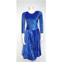 Unbranded Size S Blue Velvet Leotard Dress Unbranded - Size: S - Blue - Short