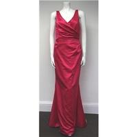 Unbranded Size L Pink Satin Evening Gown Unbranded - Size: L - Pink - Evening dress