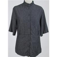 Unbranded, size L grey buttoned blouse