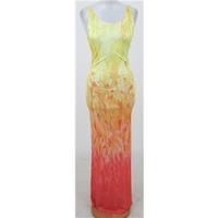 Unbranded Size S yellow & orange slinky long dress