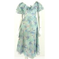 unbranded size 10 vintage blue floral dress