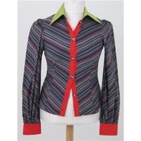 Unbranded Size: S Multi-coloured striped long sleeved shirt