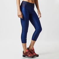 under armour womens ua fly by printed leggings dark blue