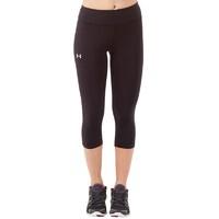 Under Armour Womens HeatGear Authentic Compression Capri Leggings Black